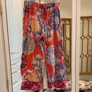 Anthropologie Vibrant Tie-Dye Pants